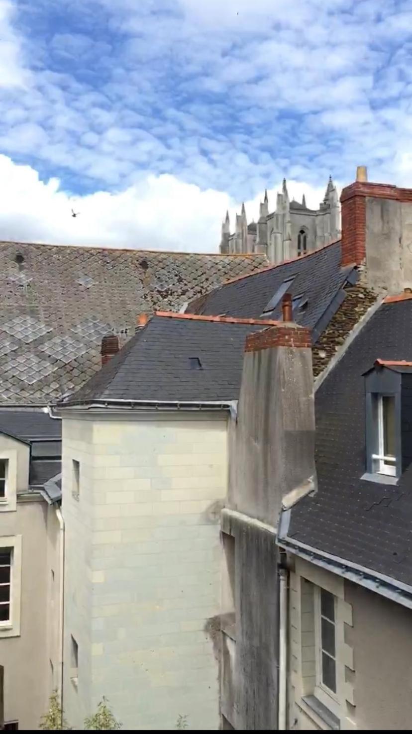 Superbe Studio Avec Terrasse - Cathedrale Nantes Exterior foto